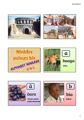Alphabet ninkare illustré