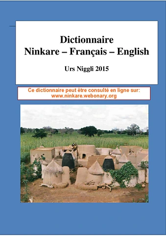 Dictionnaire Ninkare - Français - English